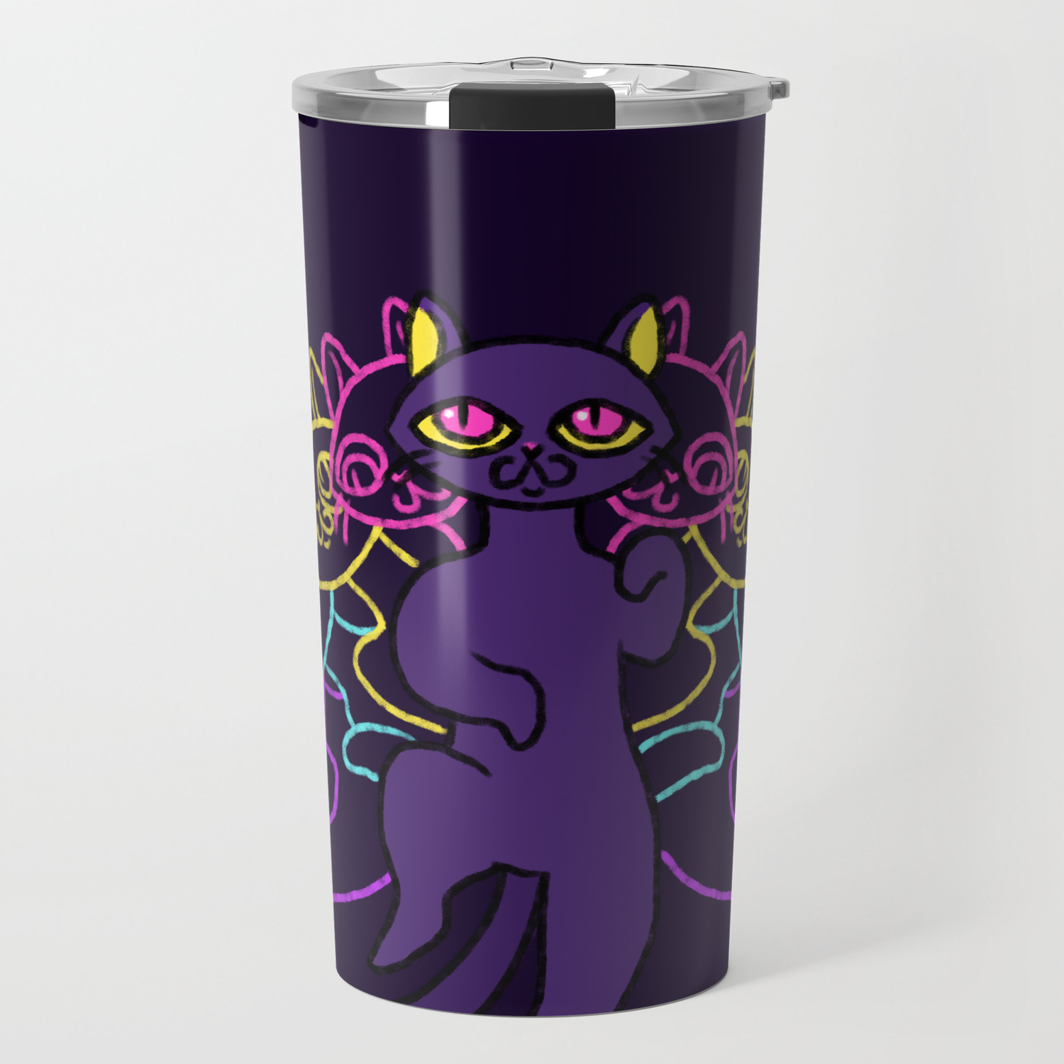 Cats Have Nine Lives Travel Mug By Alicewieckowska Society6
