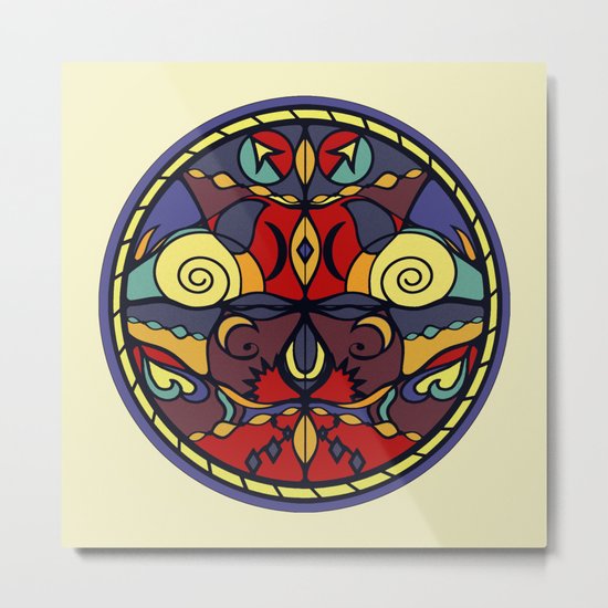 Surface Symmetry Metal Print