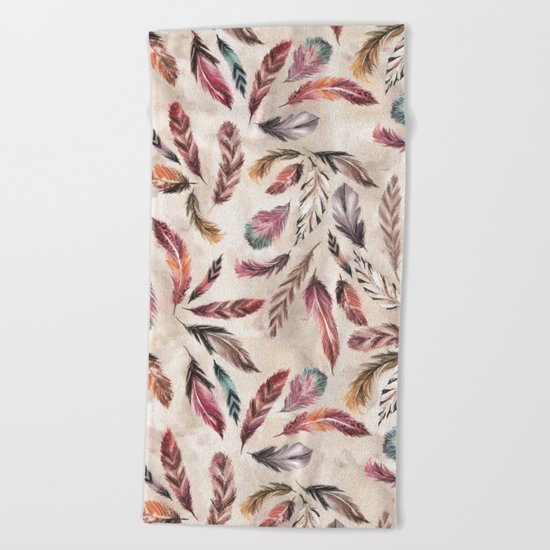 Feather Love Beach Towel