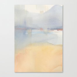 In Dreams 020 - Abstract Beach Ocean Watercolor Canvas Print