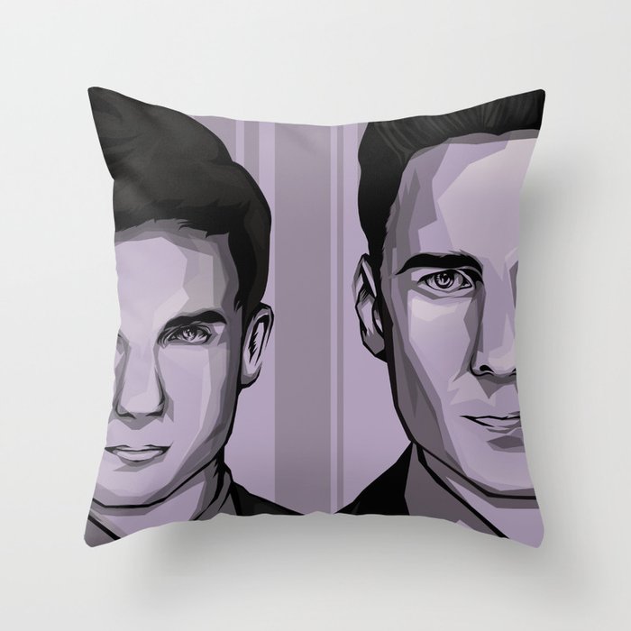 Ross and Harvey Throw Pillow