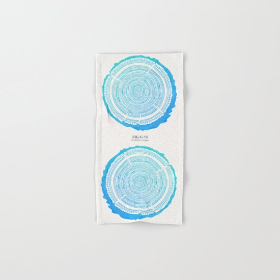 Douglas Fir – Blue Ombré Hand & Bath Towel