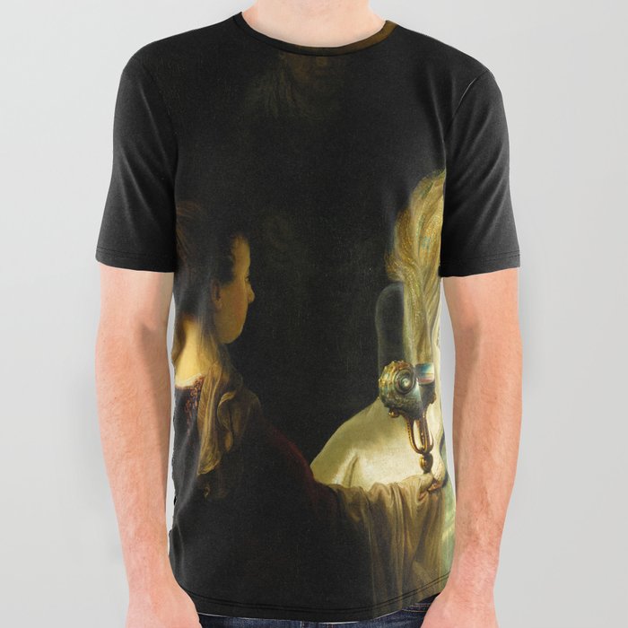 Artemisia by Rembrandt (1634) All Over Graphic Tee