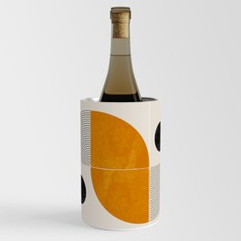 Abstract Geometric Shapes Wine Chiller
