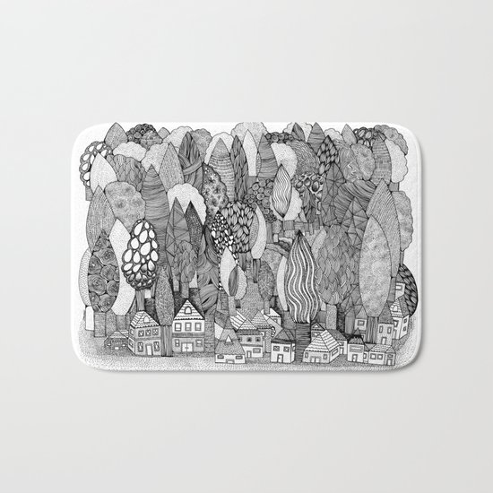 Mysterious Village Bath Mat