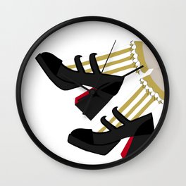 Shoes Ladies Wall Clock