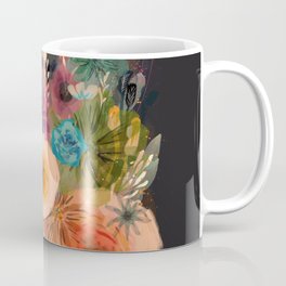 Dark splash floral  Coffee Mug