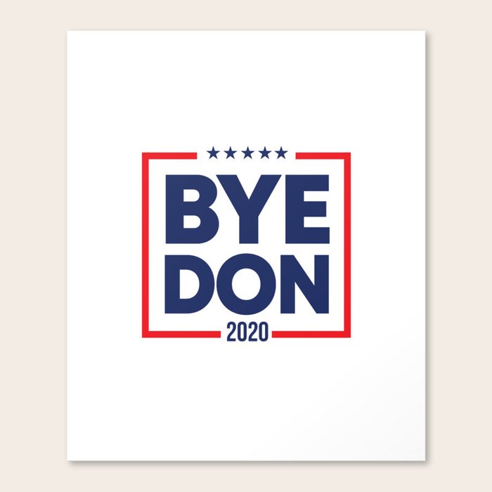 Biden 2020 Bye Don Vintage Funny Joe Biden Canvas Print