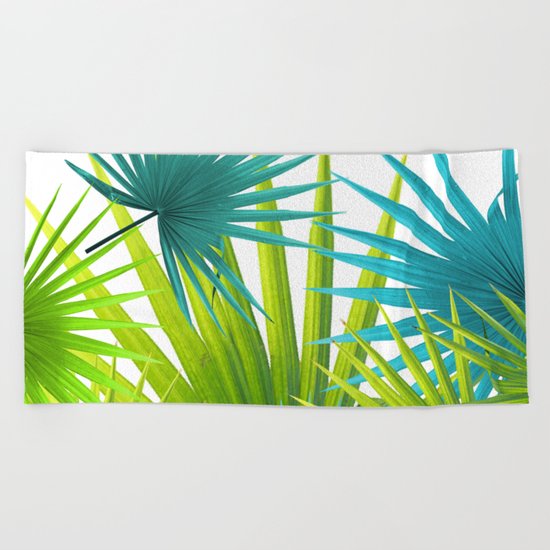 Palm Leaves Beach Towel