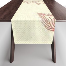 Hindu Monk Meditation Textile Table Runner