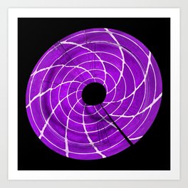 Purple Vortex Art Print