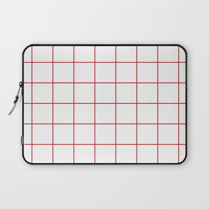 red grid Laptop Sleeve