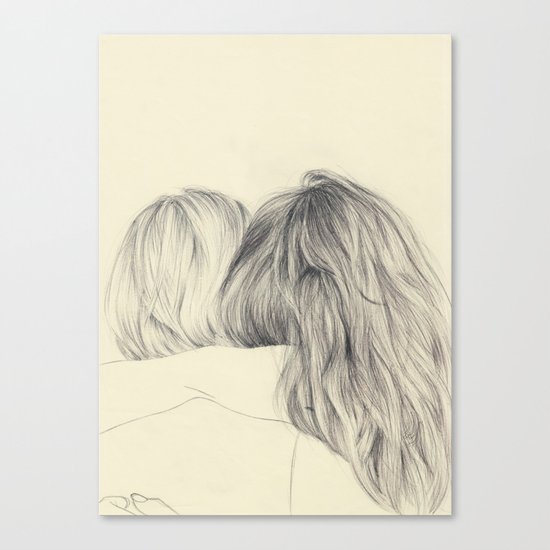 hair Canvas Print