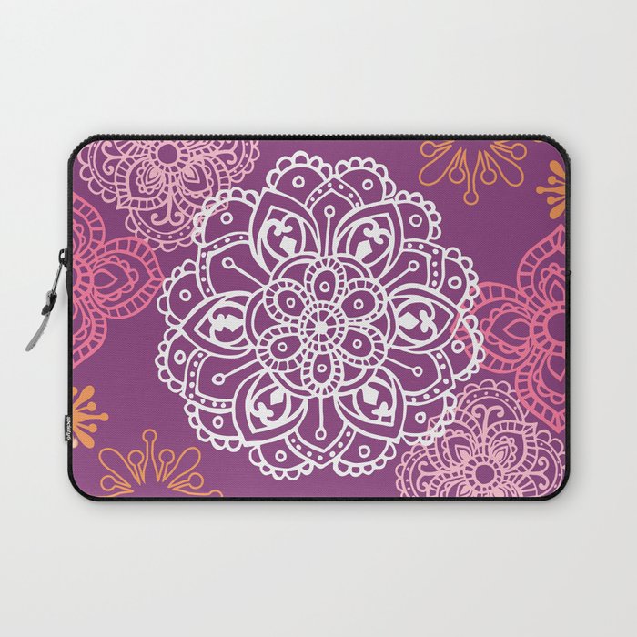 Mandala Purple Laptop Sleeve