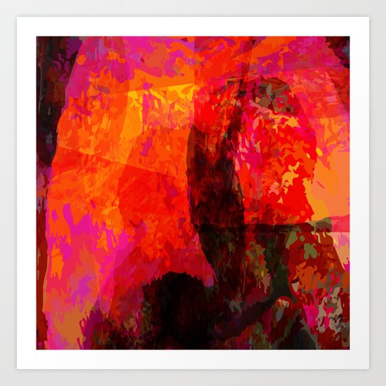 flames Art Print