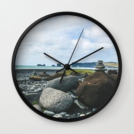 Coastal Stacks Wall Clock