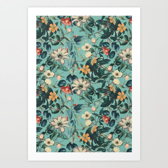 VINTAGE GARDEN V Art Print