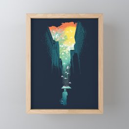 I Want My Blue Sky Framed Mini Art Print