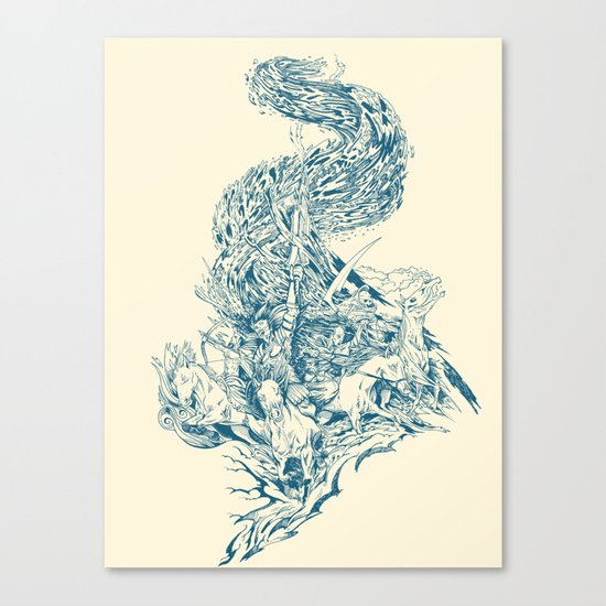 Horsemen of the Apocalypse Canvas Print