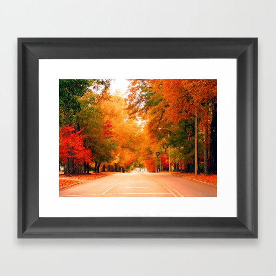 Autumn in the South Framed Art Print
