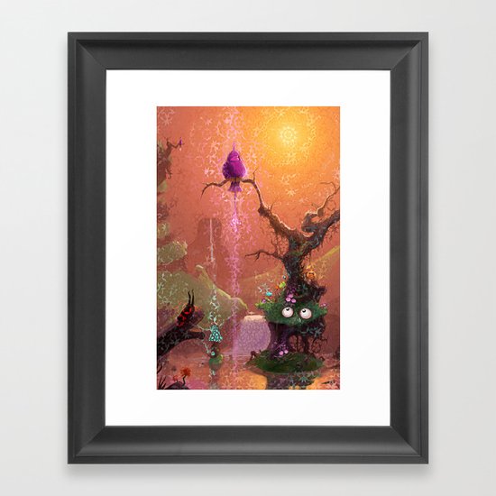 Lips Framed Art Print