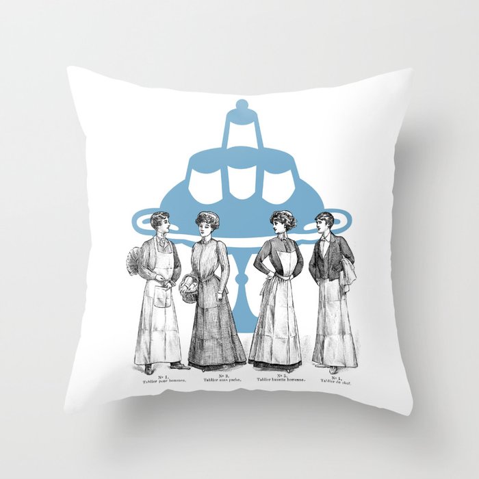 Old Fashioned Cooking Throw Pillow By Biscayne Society6