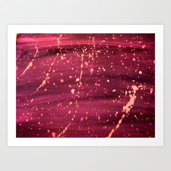 Splatter Art Print