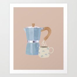 More Coffee Please Art Print