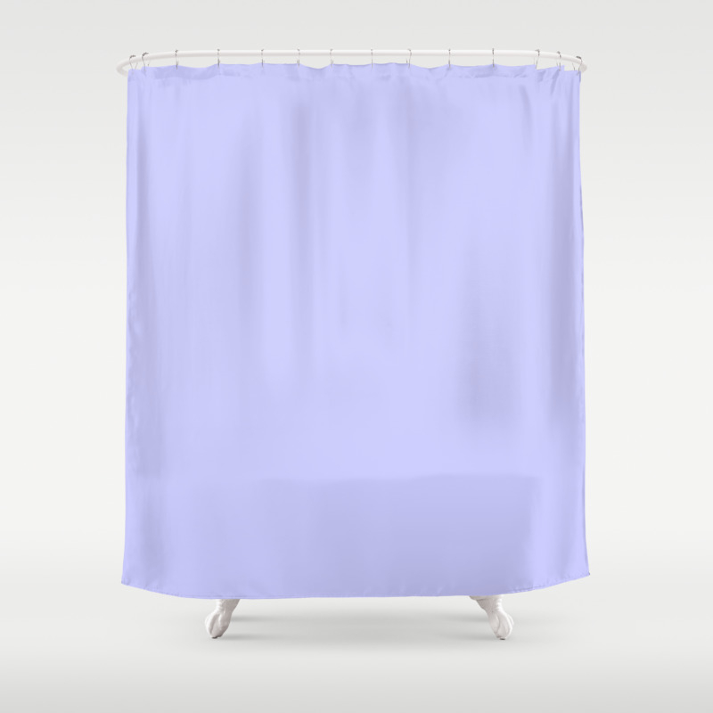 Periwinkle Blue Shower Curtain By Justcolors Society6