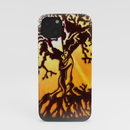 Tree of life sunshine Lovers iPhone Case