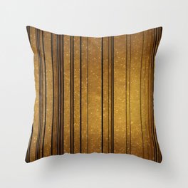 Gold Black Vintage Art Deco Trendy Collection Throw Pillow