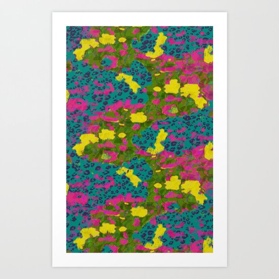 Jungle mix Art Print