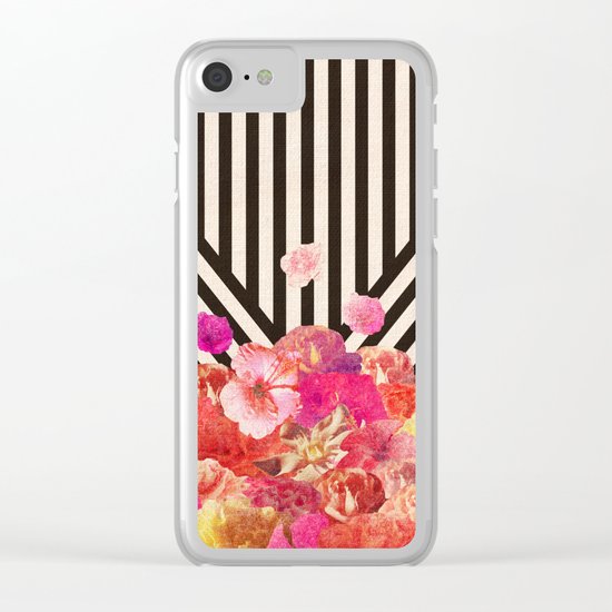 Floraline Clear iPhone Case