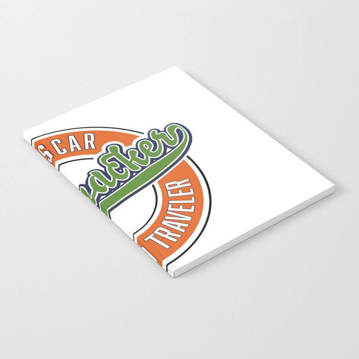 Madagascar backpacker world traveler logo Notebook