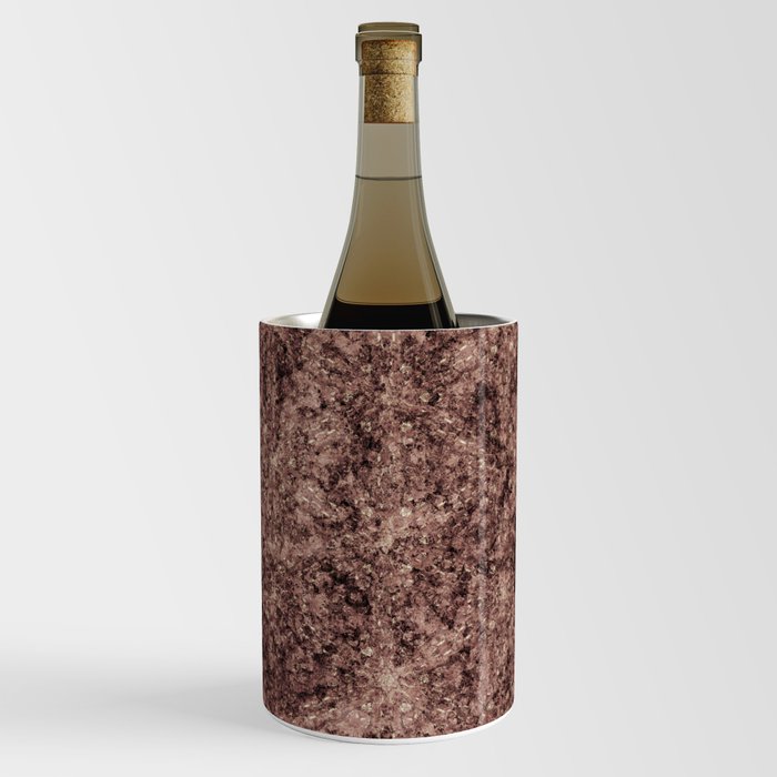 Ground brown geometric shapes Wine Chiller