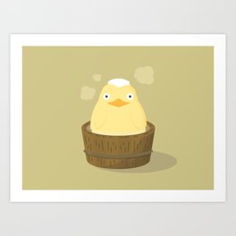 Bird Bath Art Print