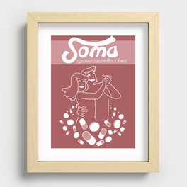 Brave New World: Soma Poster Recessed Framed Print