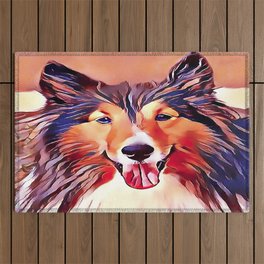 The Shetland Collie Outdoor Rug