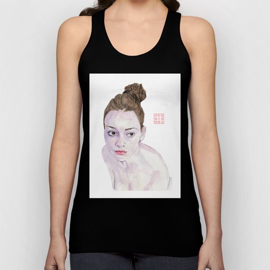 Portrait of a Ballerina Unisex Tank Top
