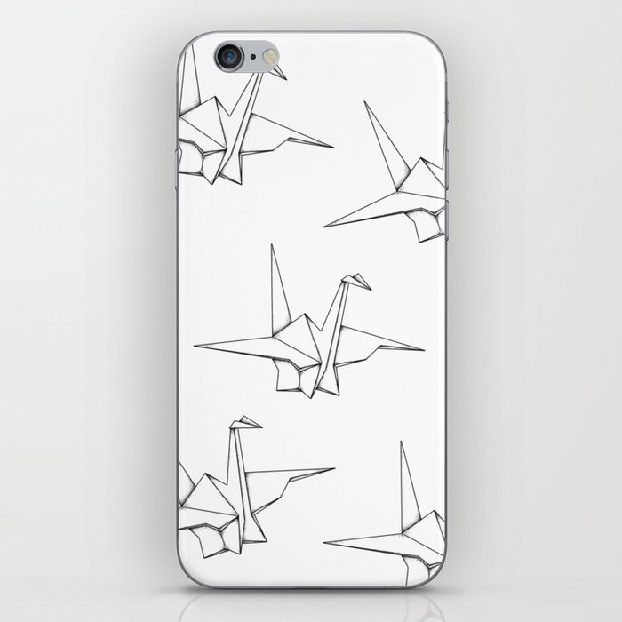 Origami birds iPhone Skin
