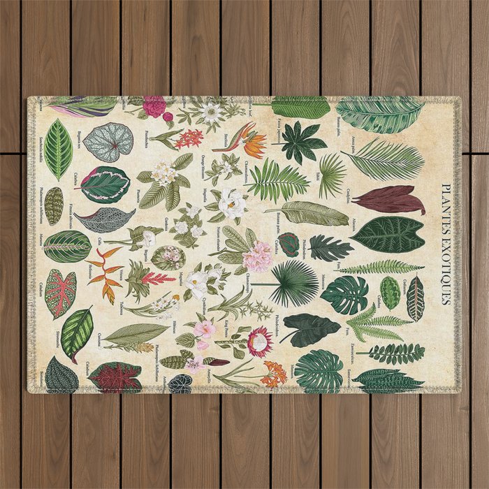 Plants Outdoor Rug