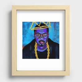 Rap Homage: Nasty Nas Recessed Framed Print