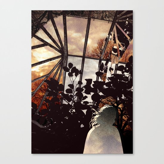 Glass house Canvas Print