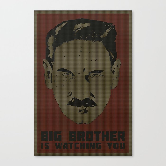 BIG BROTHER IS WATCHING YOU Canvas Print