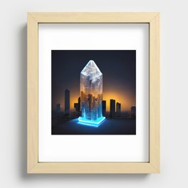 Crystal City Modern Architecture 01 Recessed Framed Print