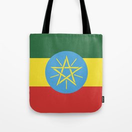 Ethiopia flag emblem Tote Bag