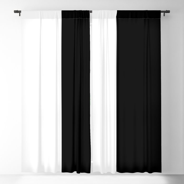 WHITE|BLACK Blackout Curtain