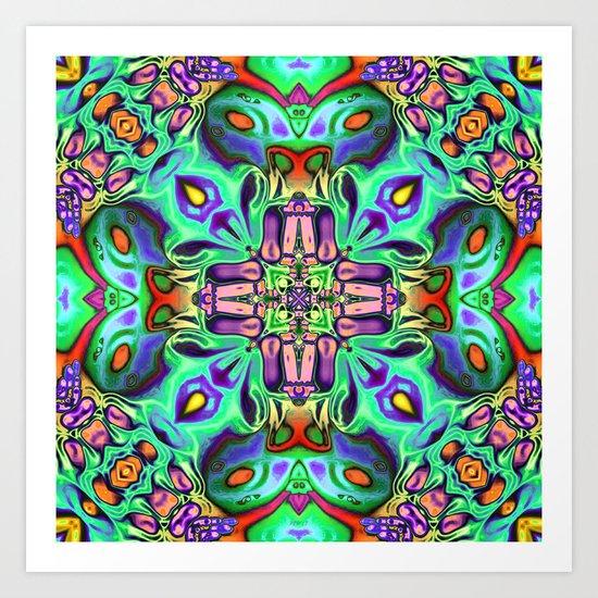 Colorful Mandala Art Print