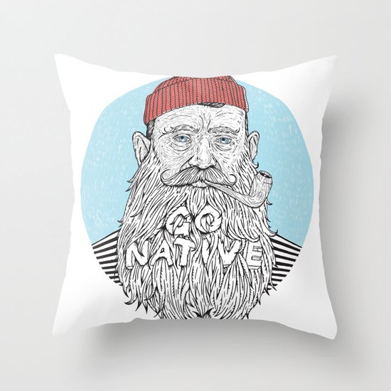 Sailor Throw Pillow