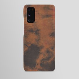 Brown tie-dye Android Case